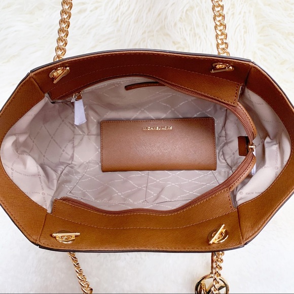 NWT Michael Kors Chain Shoulder Bag & Bfold Wallet - Picture 6 of 7